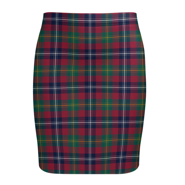 Forrester Modern Tartan Fitted Skirt
