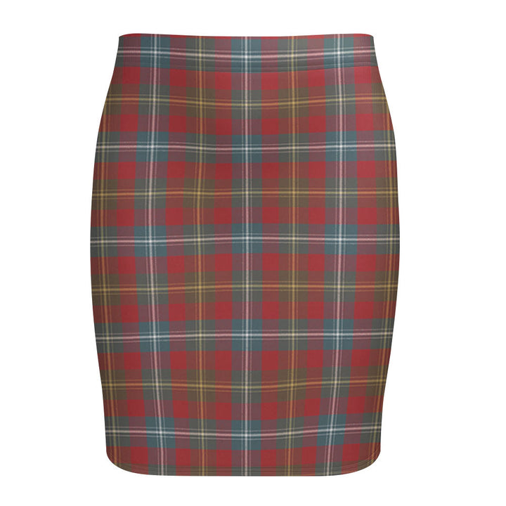 Forrester Weathered Tartan Fitted Skirt
