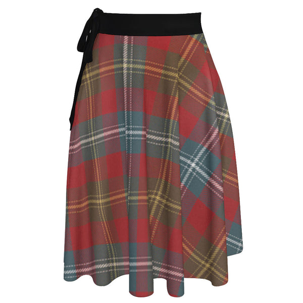 Forrester Weathered Tartan Wrap Skirt