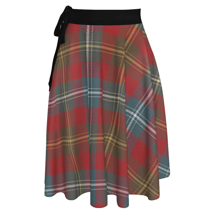 Forrester Weathered Tartan Wrap Skirt