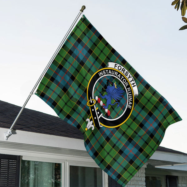 Forsyth Ancient Clan Badge Tartan House Flag