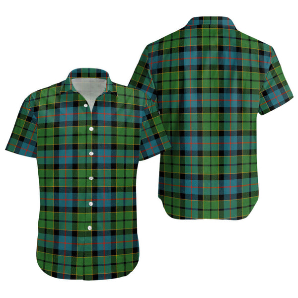 Forsyth Ancient Clan Badge Tartan Short Sleeve Shirt