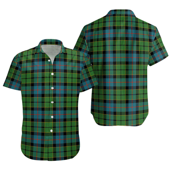 Forsyth Ancient Clan Badge Tartan Short Sleeve Shirt