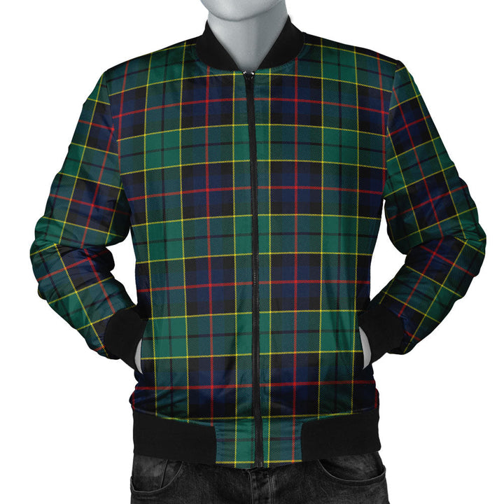 Forsyth Modern Clan Badge Tartan Bomber Jacket