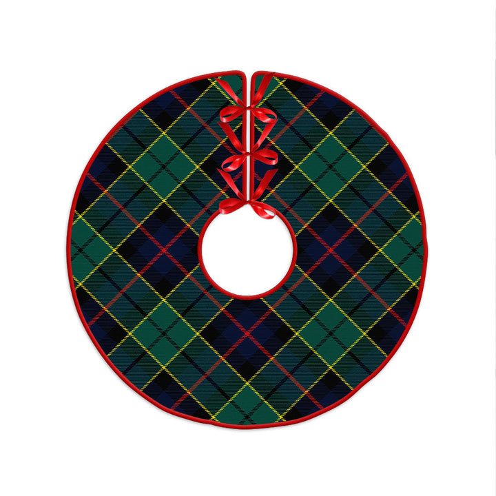 Forsyth Modern Clan Badge Tartan Christmas Tree Skirt