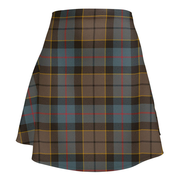 Forsyth Weathered Clan Badge Tartan Flared Skirt
