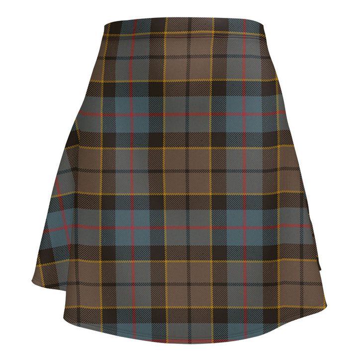 Forsyth Weathered Clan Badge Tartan Flared Skirt
