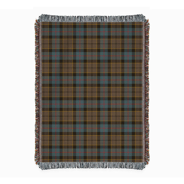 Forsyth Weathered Clan Badge Tartan Woven Blanket