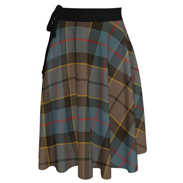 Forsyth Weathered Tartan Wrap Skirt
