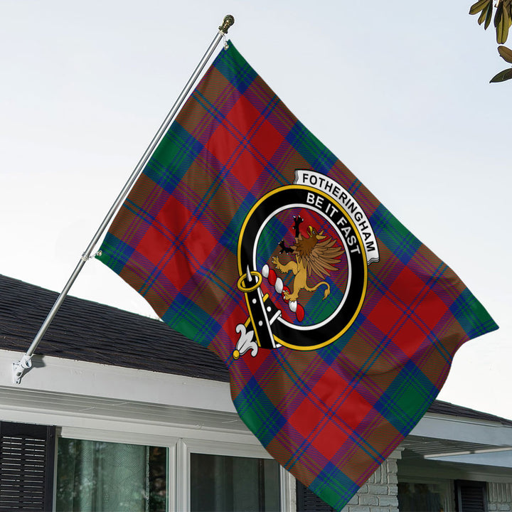 Fotheringham Modern Clan Badge Tartan House Flag