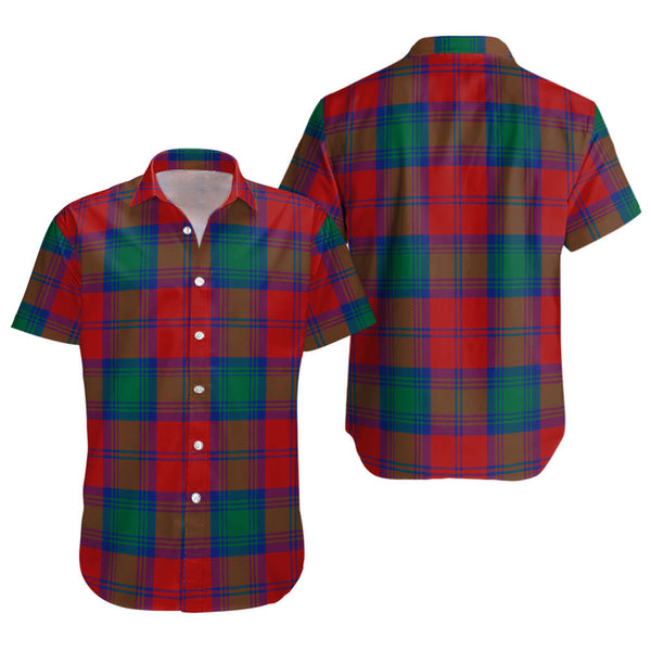 Fotheringham Modern Clan Badge Tartan Short Sleeve Shirt
