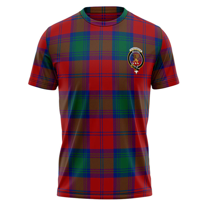 Fotheringham Modern Clan Badge Tartan T-Shirt