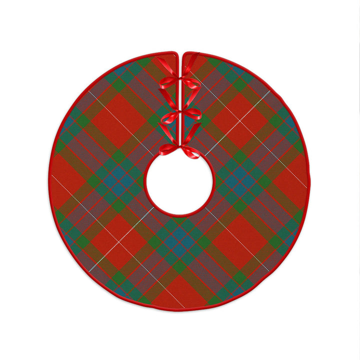 Fraser Ancient Clan Badge Tartan Christmas Tree Skirt
