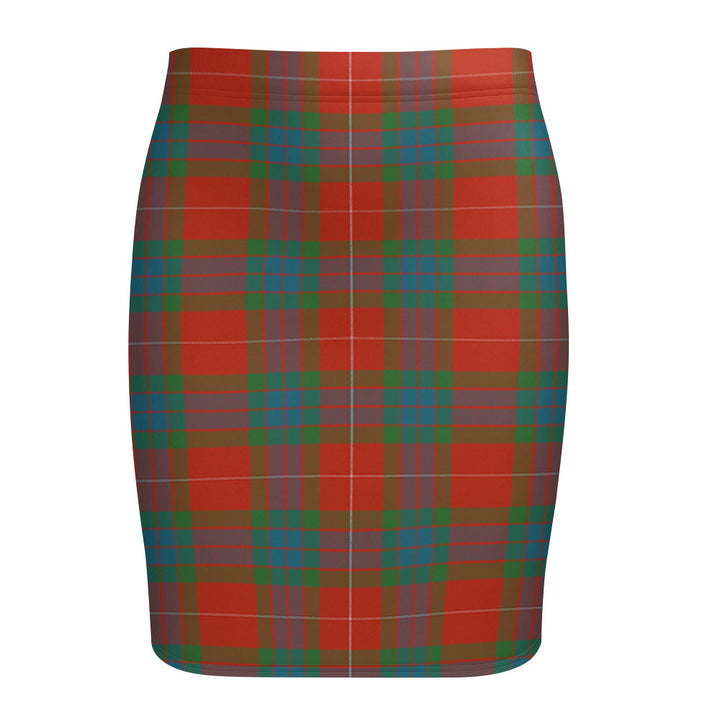 Fraser Ancient Tartan Fitted Skirt