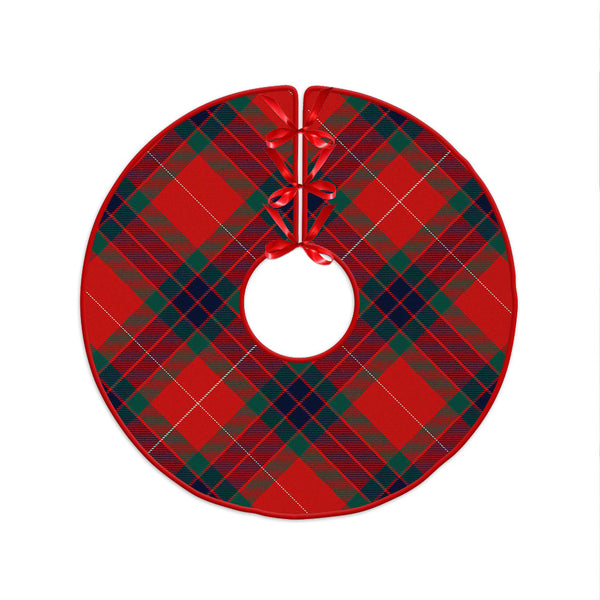 Fraser Modern Clan Badge Tartan Christmas Tree Skirt