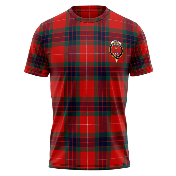 Fraser Modern Clan Badge Tartan T-Shirt