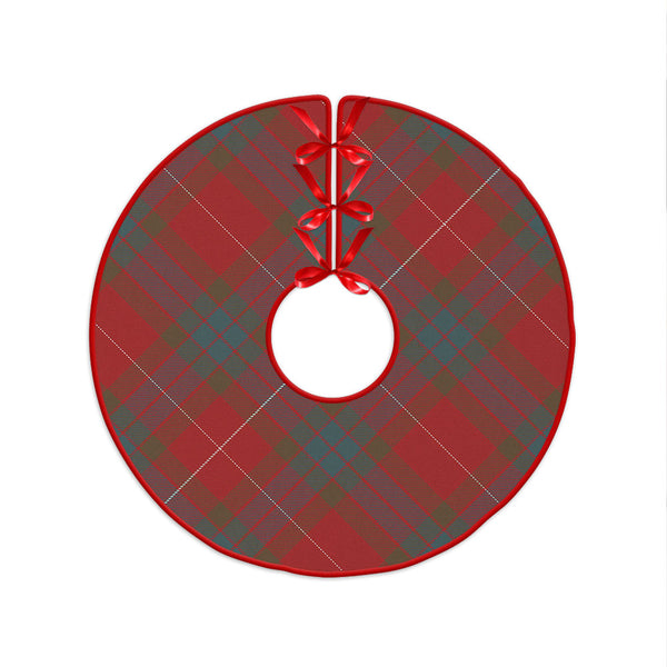 Fraser Weathered Clan Badge Tartan Christmas Tree Skirt