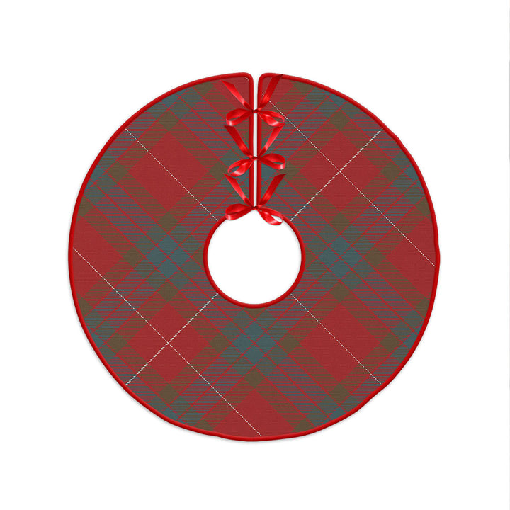 Fraser Weathered Clan Badge Tartan Christmas Tree Skirt