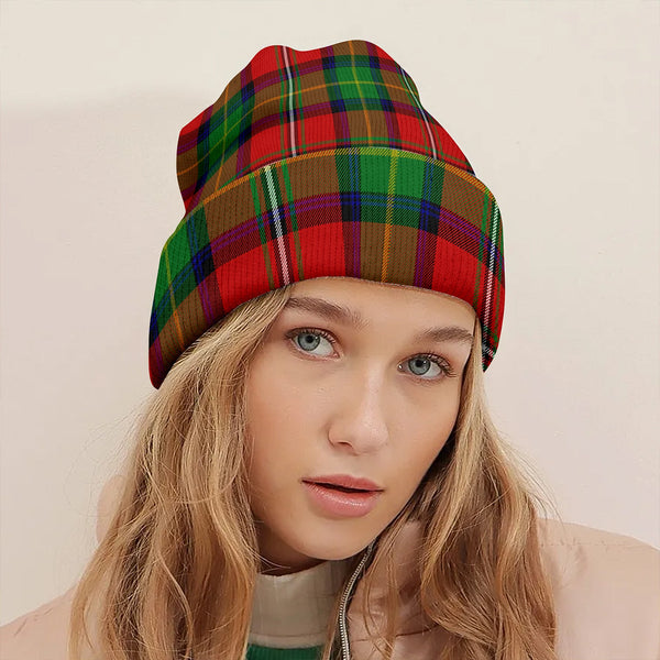 Fullerton Clan Badge Tartan Knitted Beanie