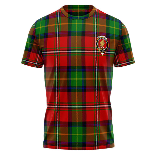 Fullerton Clan Badge Tartan T-Shirt