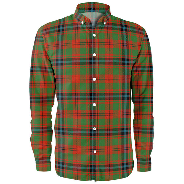 Fulton 1999 Ancient Clan Badge Tartan Long Sleeve Shirt