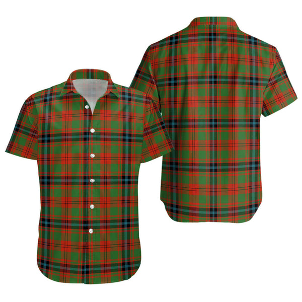 Fulton 1999 Ancient Clan Badge Tartan Short Sleeve Shirt