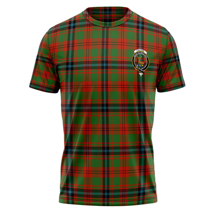 Fulton 1999 Ancient Clan Badge Tartan T-Shirt