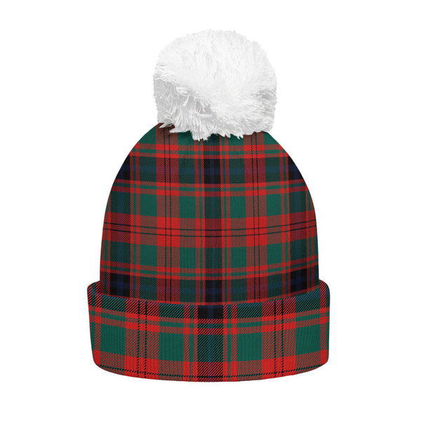 Fulton 1999 Modern Clan Badge Tartan Bobble Beanie Hat
