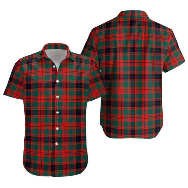 Fulton 1999 Modern Clan Badge Tartan Short Sleeve Shirt