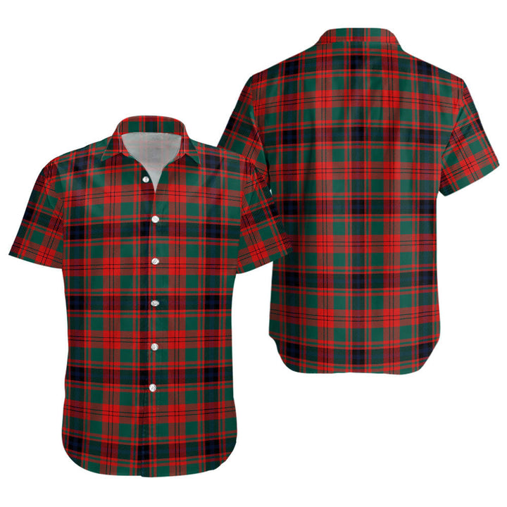 Fulton 1999 Modern Clan Badge Tartan Short Sleeve Shirt