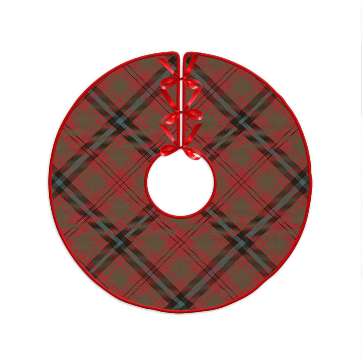 Fulton 1999 Weathered Clan Badge Tartan Christmas Tree Skirt