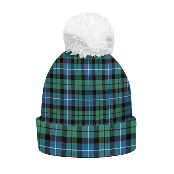 Galbraith Ancient Clan Badge Tartan Bobble Beanie Hat