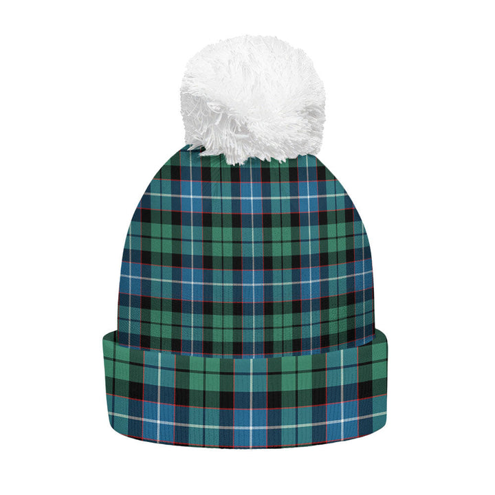 Galbraith Ancient Clan Badge Tartan Bobble Beanie Hat