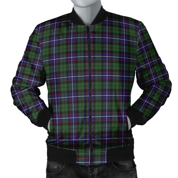Galbraith Modern Clan Badge Tartan Bomber Jacket
