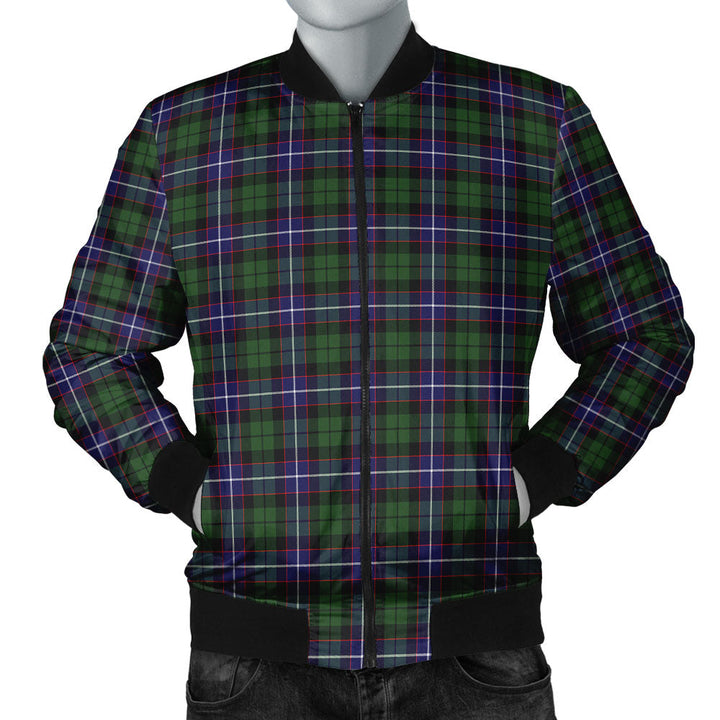 Galbraith Modern Clan Badge Tartan Bomber Jacket