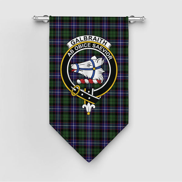 Galbraith Modern Clan Badge Tartan Gonfalon