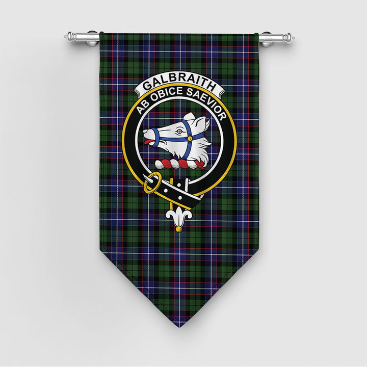 Galbraith Modern Clan Badge Tartan Gonfalon