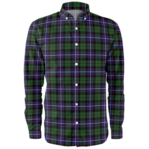 Galbraith Modern Clan Badge Tartan Long Sleeve Shirt