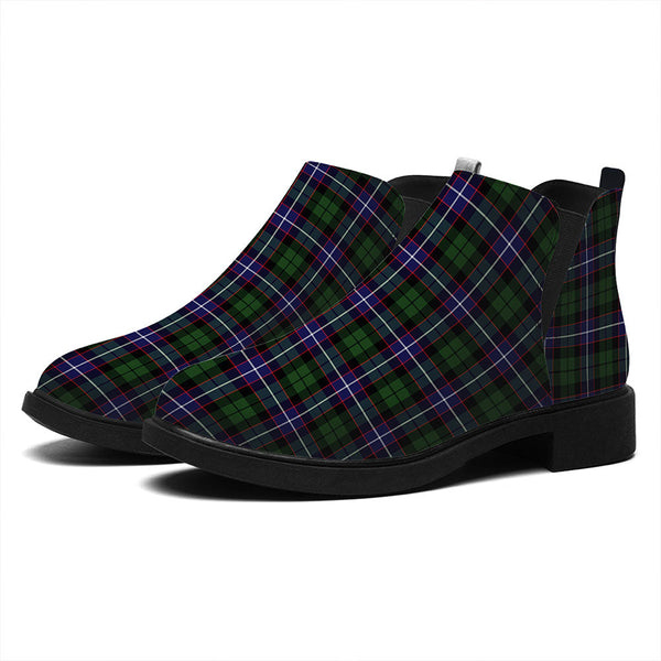 Galbraith Modern Tartan Flat Ankle Boots