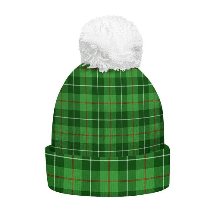 Galloway District Clan Badge Tartan Bobble Beanie Hat