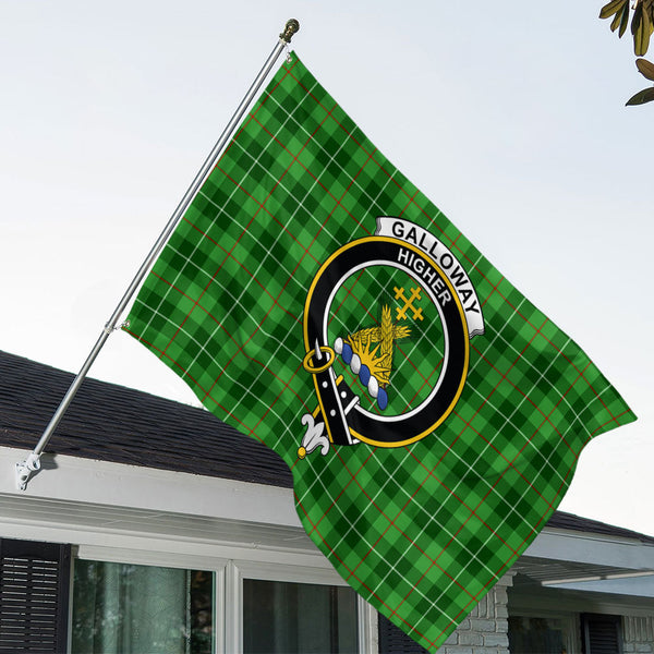 Galloway District Clan Badge Tartan House Flag