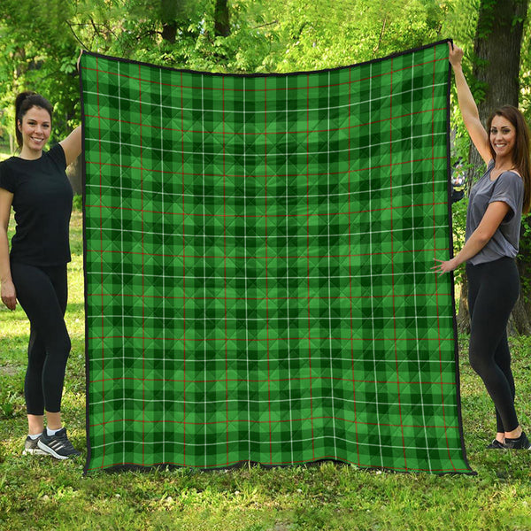 Galloway District Clan Badge Tartan Premium Quilt