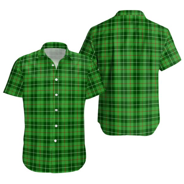 Galloway District Clan Badge Tartan Short Sleeve Shirt