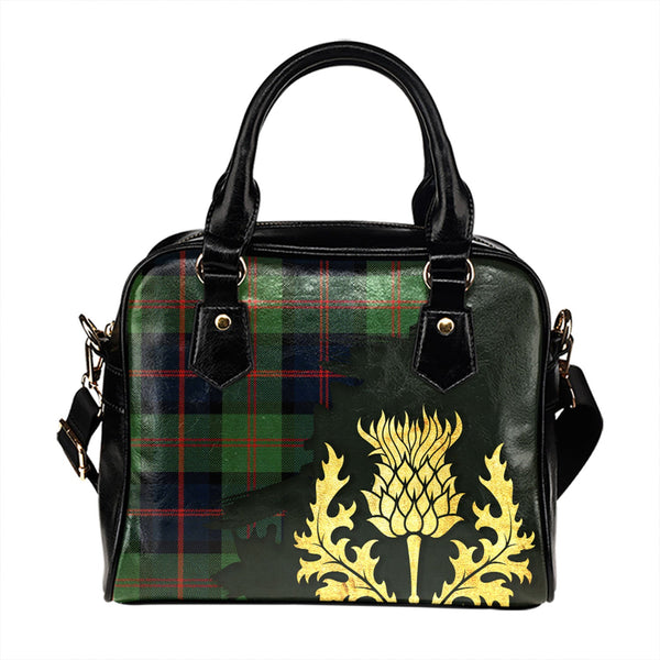Gammell 1978 Modern Tartan Shoulder Handbag Thistle Oldest Style