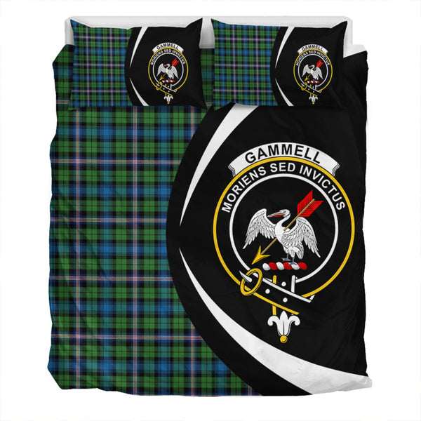 Gammell Ancient Clan Badge Tartan Bedding Set Circle Style