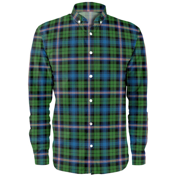 Gammell Ancient Clan Badge Tartan Long Sleeve Shirt