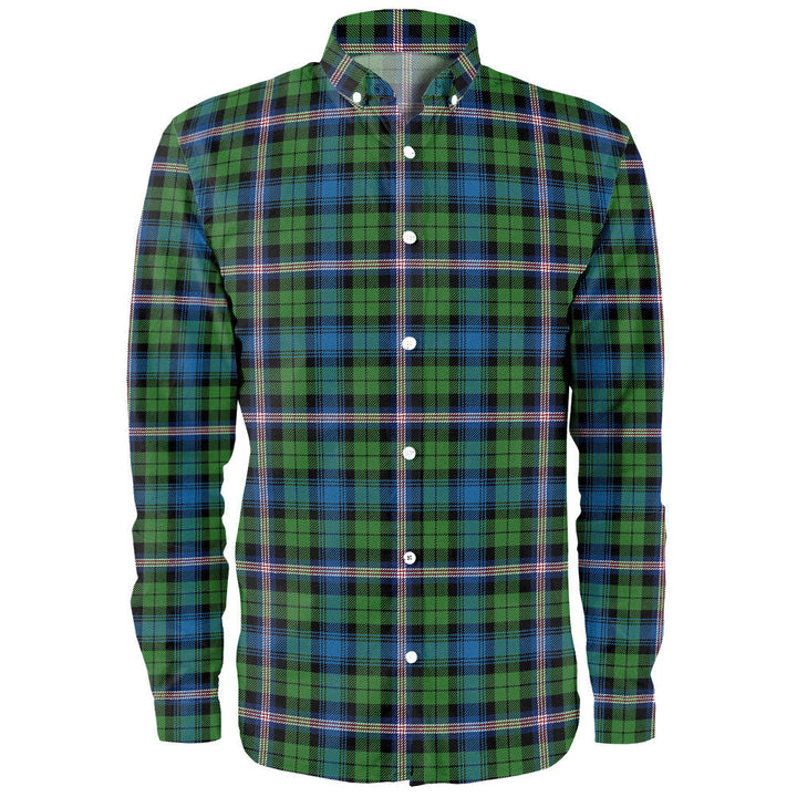 Gammell Ancient Clan Badge Tartan Long Sleeve Shirt