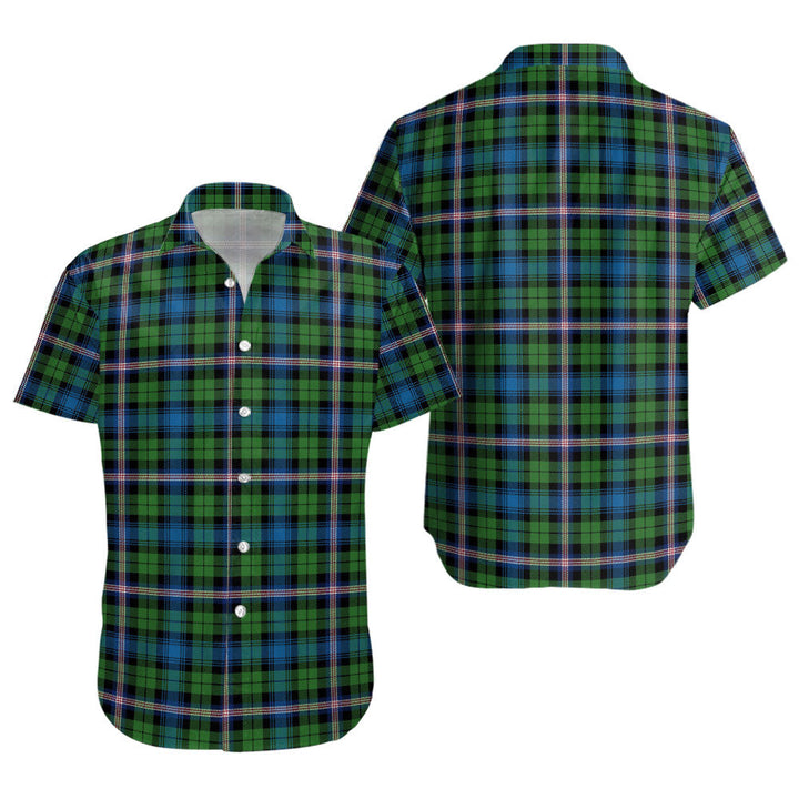 Gammell Ancient Clan Badge Tartan Short Sleeve Shirt