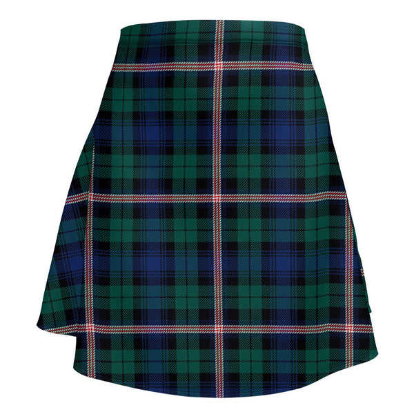 Gammell Modern Clan Badge Tartan Flared Skirt