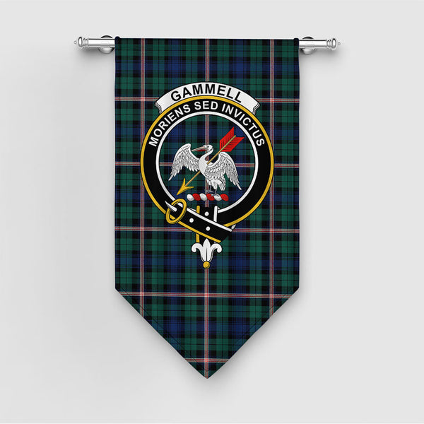 Gammell Modern Clan Badge Tartan Gonfalon